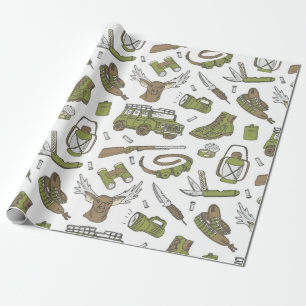 Hunting Pattern Wrapping Paper