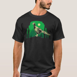 Hunting Pheasant bird Nature art Hunter T-Shirt