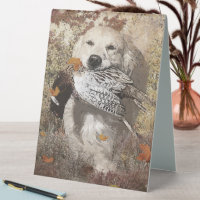 Hunting pheasant , tapestry poster acrylic print