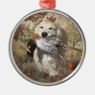 Hunting pheasant , tapestry poster acrylic print metal ornament