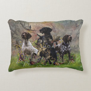 Hunting pheasant with GSP Decorative Cushion
