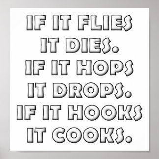 Hunting Poem Funny Hunting Poster