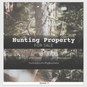 Hunting Property ForSale Company Vehicle Adverting