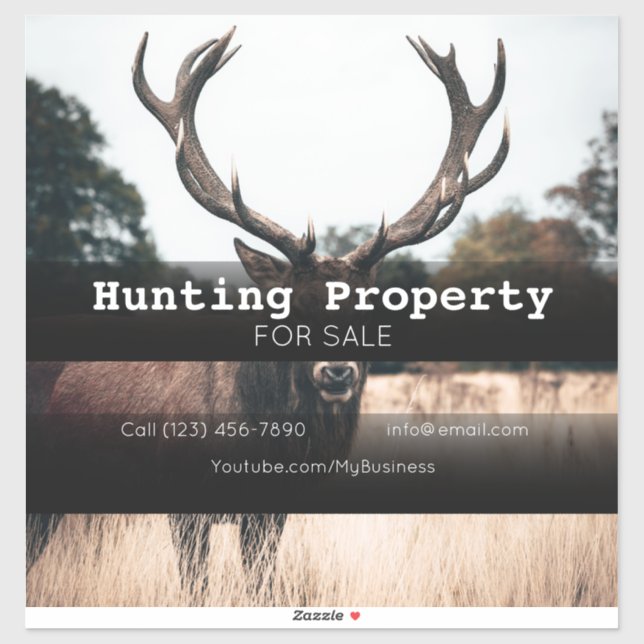 Hunting Property ForSale Company Vehicle Adverting (Sheet)