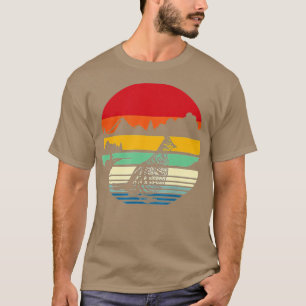 Hunting Ruffed Grouse bird- Retro cloudly nature H T-Shirt