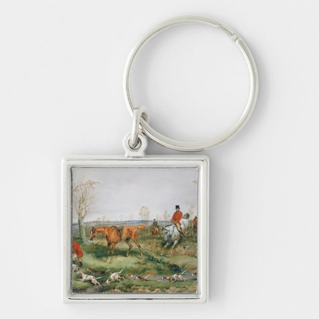 Hunting Scene Key Ring (Front)