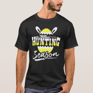 Hunting Season Egg Hunter Easter Day Bunny Funny T-Shirt