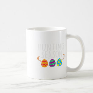 Hunting Season Eggs Deer Funny Easter Day Egg Hunt Coffee Mug