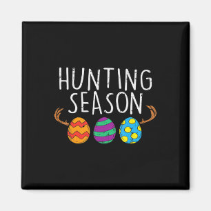Hunting Season Eggs Deer Funny Easter Day Egg Hunt Magnet