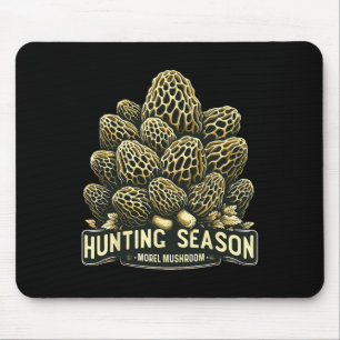 Hunting Season Morel Mushroom Foraging Mouse Pad