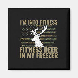 Hunting-shirt I'm Into Fitness Deer Freezer Funny Magnet