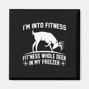 Hunting-shirt I'm Into Fitness Deer Freezer Funny Magnet