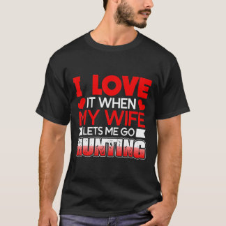 Hunting Shirt-Love Hunting Tee Shirt