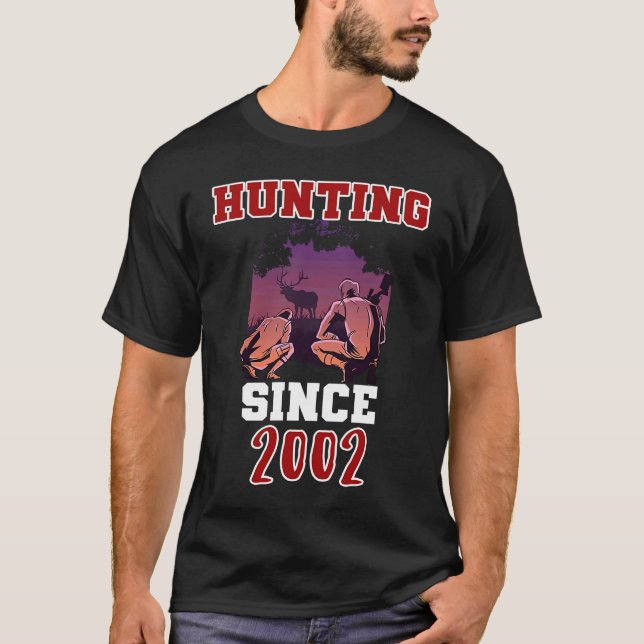 Hunting since 2002 T-Shirt (Front)