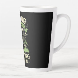 Hunting Solves Many Problems In My Life Latte Mug