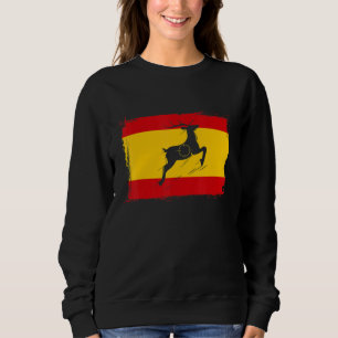 Hunting Spain Flag Season Hunting Espagne Hunter Sweatshirt