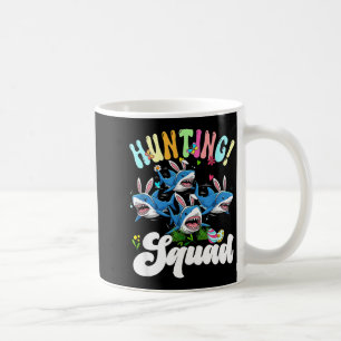 Hunting Squad Group Easter Bunny Sharks Chocolate Coffee Mug