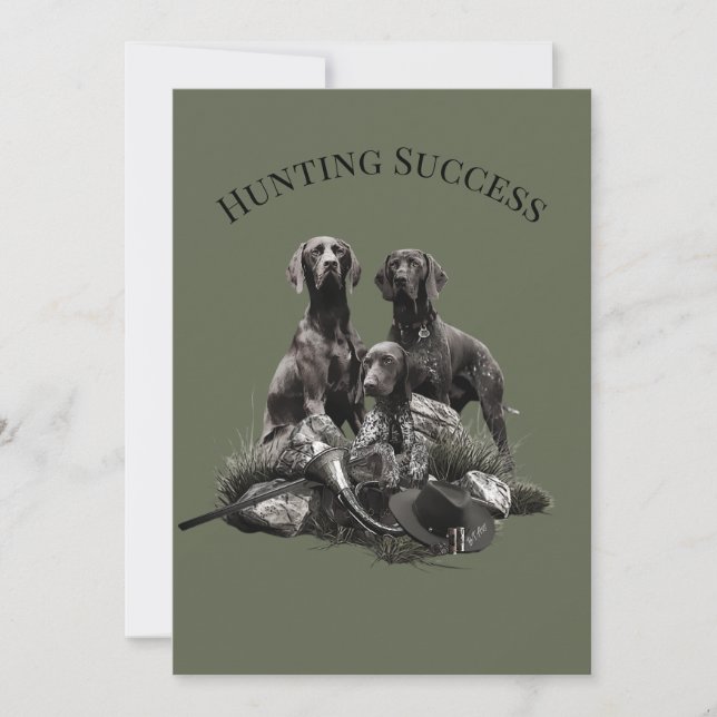 Hunting Success Invitation (Front)