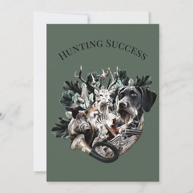 Hunting Success Invitation (Front)