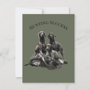 Hunting Success Postcard
