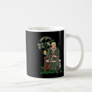 Hunting Trump Camo Duck Election Mega 2024 Voter  Coffee Mug