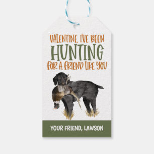 Hunting Valentine Favour Tag
