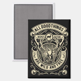 Hunting Vintage   Magnet