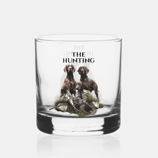 Hunting Whiskey Glass (Back)