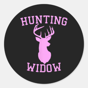 Hunting Widow - Hunter Of Deer Wife  Classic Round Sticker