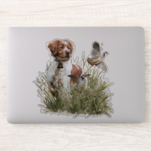 Hunting with a Brittany dog, Art