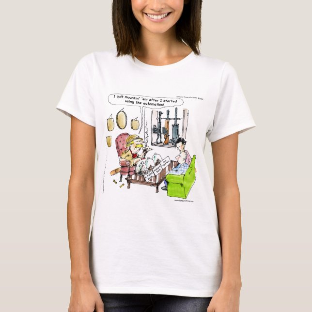 Hunting With Automatics Funny Gifts & Tees (Front)