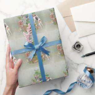 Hunting with hounds     wrapping paper