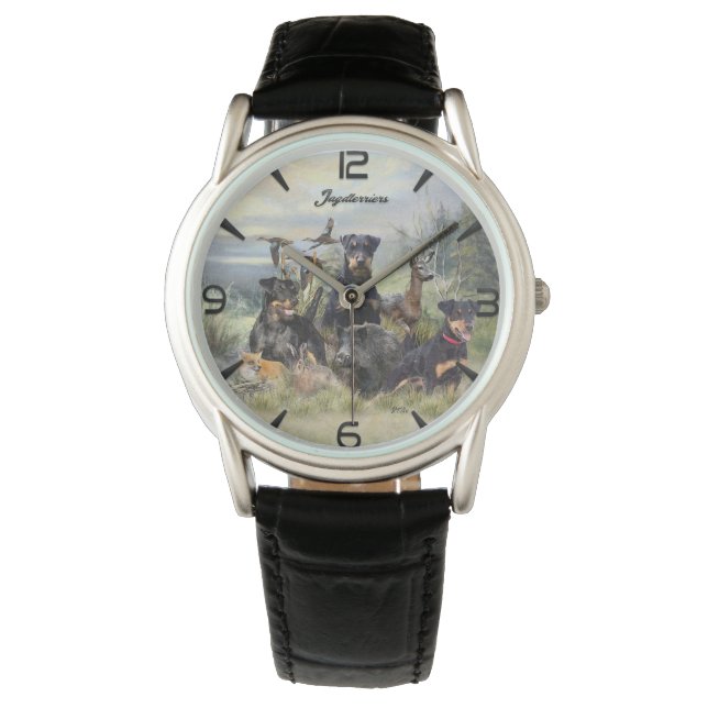 Hunting with Jagdterriers , Art  Watch (Front)