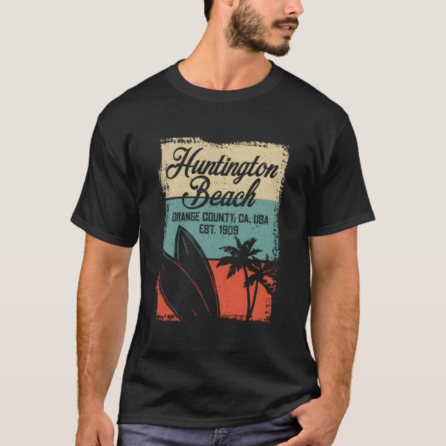 Huntington Beach 2019 Summer Surf Competitions T-Shirt (Front)