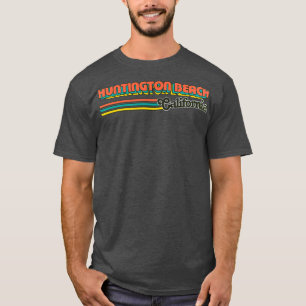 Huntington Beach CA City Stripes T-Shirt