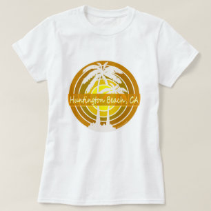 Huntington Beach, CA with Palm Trees T-Shirt