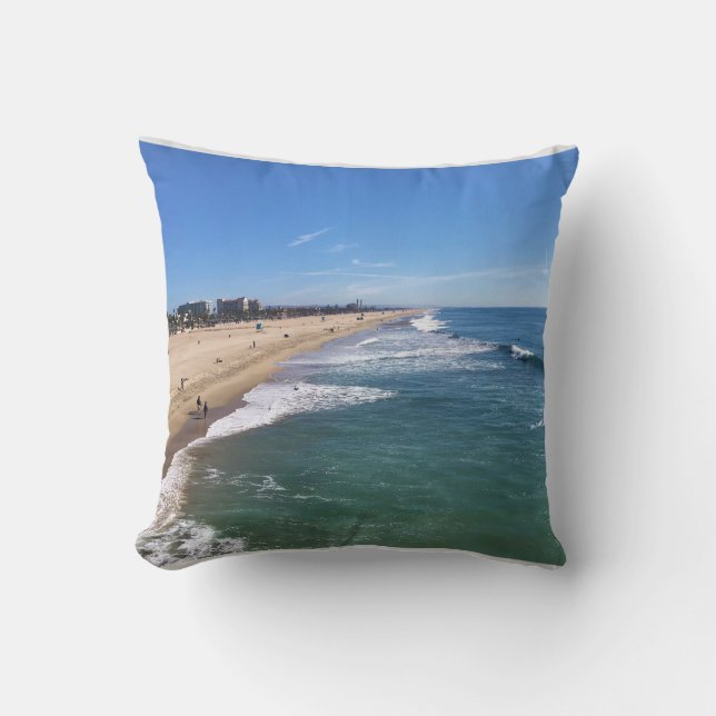 Huntington Beach, California Cushion (Front)