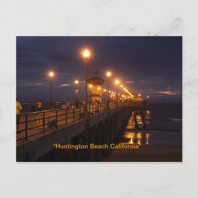 "Huntington Beach California" Postcard (Front)