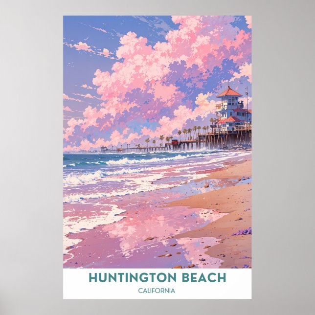 Huntington Beach, California Poster (Front)