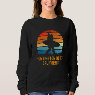 Huntington Beach  California Sasquatch Souvenir Sweatshirt
