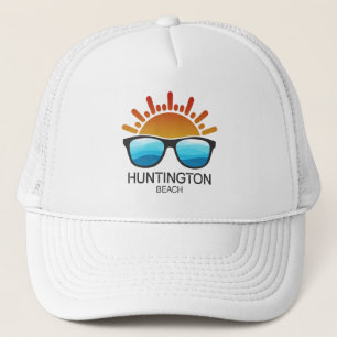 Huntington Beach California Sunglasses Trucker Hat