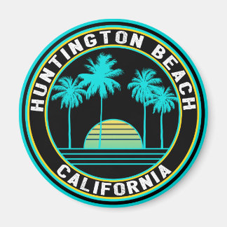 Huntington Beach California Surf Surfing Magnet