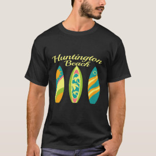 Huntington Beach California Surfboards Beach Souve T-Shirt