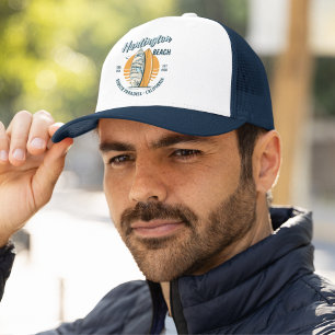 Huntington Beach California Surfer Paradise Trucker Hat