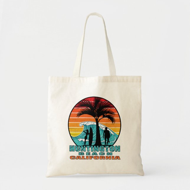 Huntington Beach California surfing Tote Bag (Front)