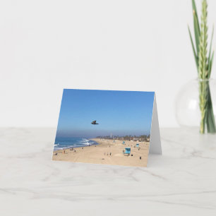 Huntington Beach, California Thank You Card