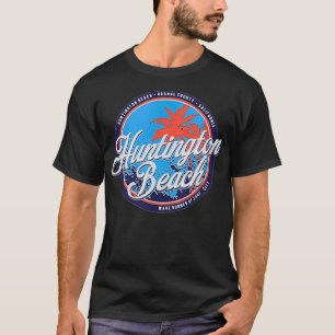 Huntington Beach California Vintage Summer Surf St T-Shirt