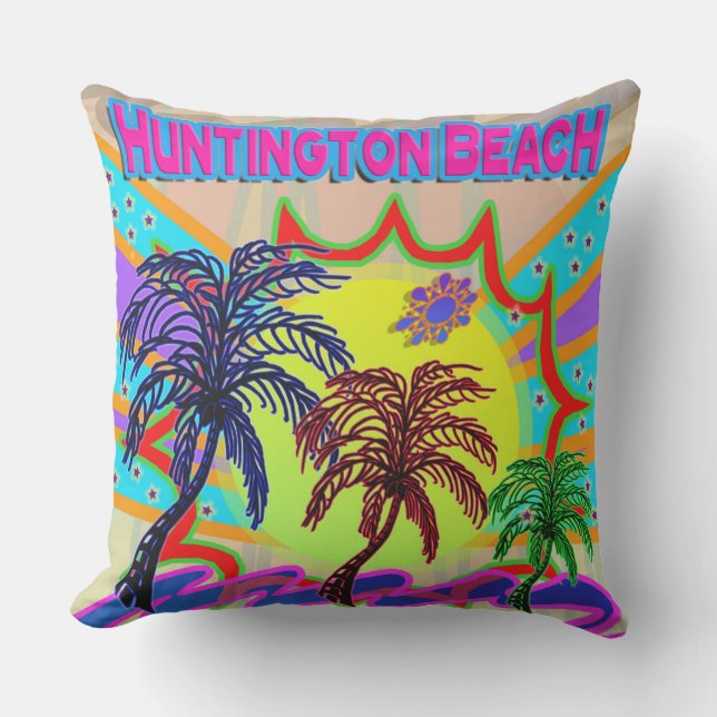 Huntington Beach Eternal Pillow (Front)