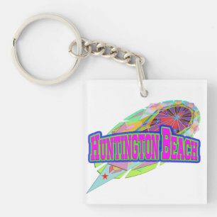 “Huntington Beach” Future Keychain