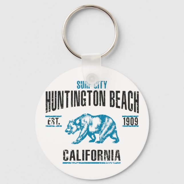 Huntington Beach Key Ring (Front)